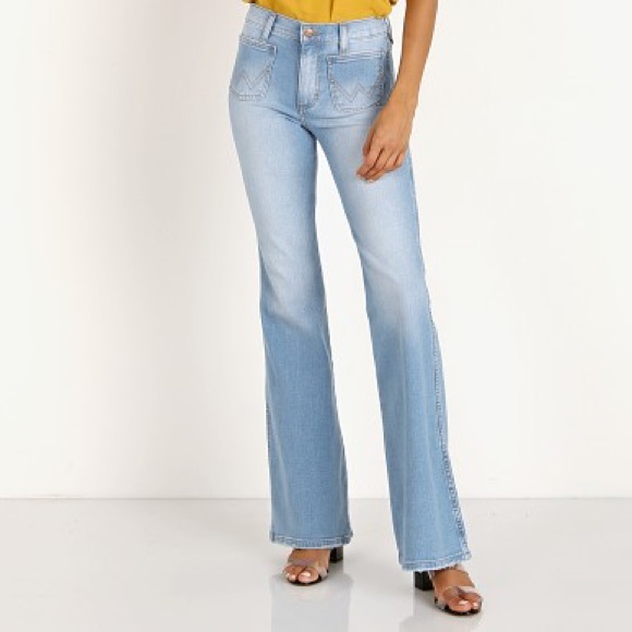 Wrangler Patch Pocket Flare Malibu Various Sizes - Picture 4 of 7